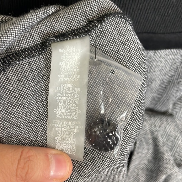 Karl Lagerfeld mock neck knit midi sweater dress herringbone print skirt size 14 - Picture 6 of 10